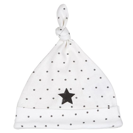 Dimotex Mütze Star - Weiß - Gr. 62/68