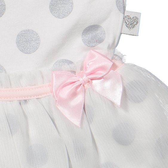 Dirkje 2-tlg. Set Kleid + Leggings - Little Ballerina Rosa Weiß - Gr. 56