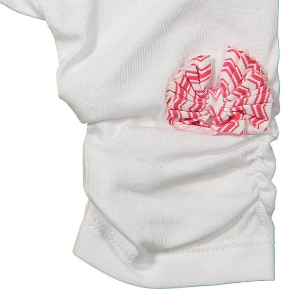 Dirkje 2-tlg. Set Kleid + Leggings - Shine In The Sea Pink Weiß - Gr. 56