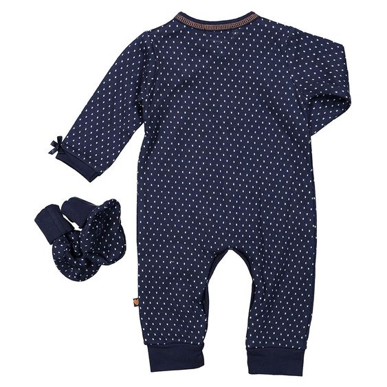Dirkje 2-tlg. Set Overall + Schuhe - Sweet cute and beautiful Dunkelblau - Gr. 50