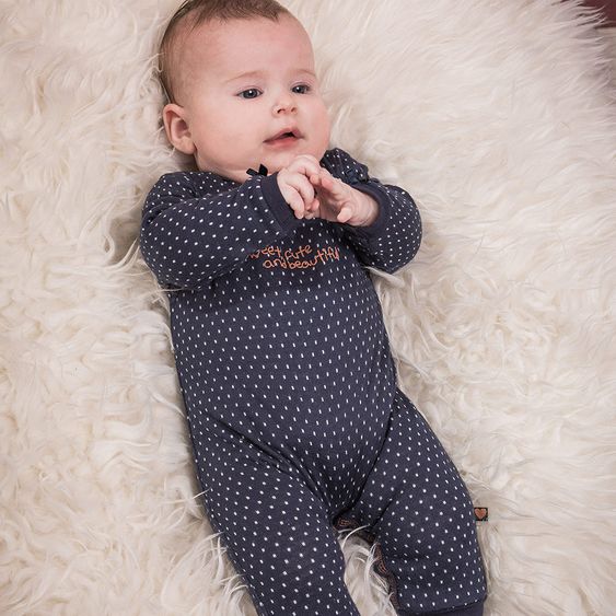 Dirkje 2-tlg. Set Overall + Schuhe - Sweet cute and beautiful Dunkelblau - Gr. 50