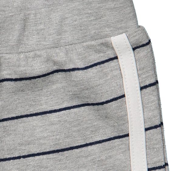 Dirkje 2-tlg. Set T-Shirt + Shorts - Lazy Days Grau Melange - Gr. 56