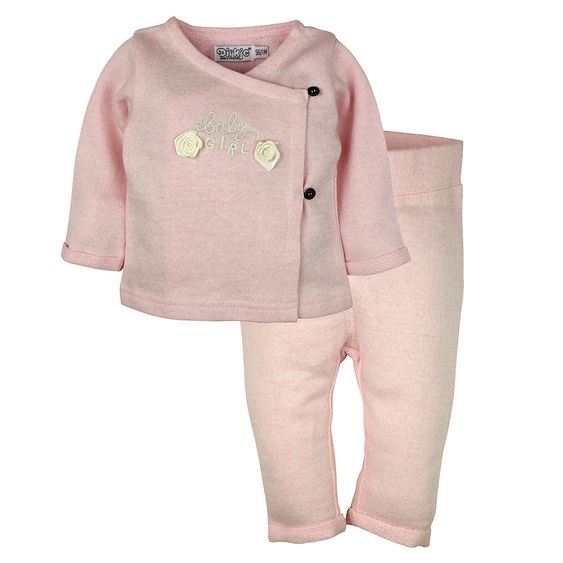 Dirkje 2-tlg. Set Wickelshirt + Hose - Rosa - Gr. 50