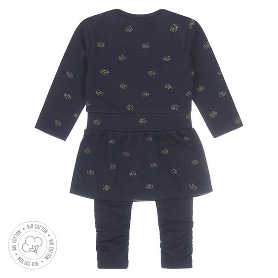 Dirkje 2tlg. Set Longshirt & Hose - Girls Blau - Gr. 56