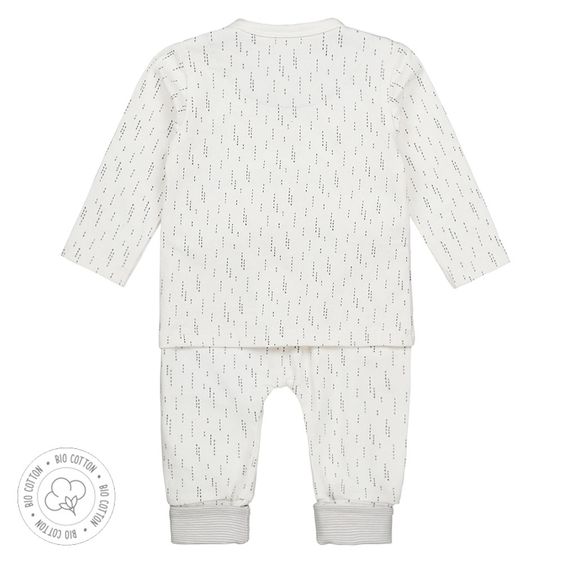Dirkje 2tlg. Set Wickelshirt & Hose - Girls & Boys Grau - Gr. 50