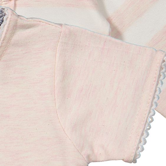 Dirkje 3-tlg. Set Kleid + Bolero + Leggings - Little Miss Cutie Rosa Weiß - Gr. 56