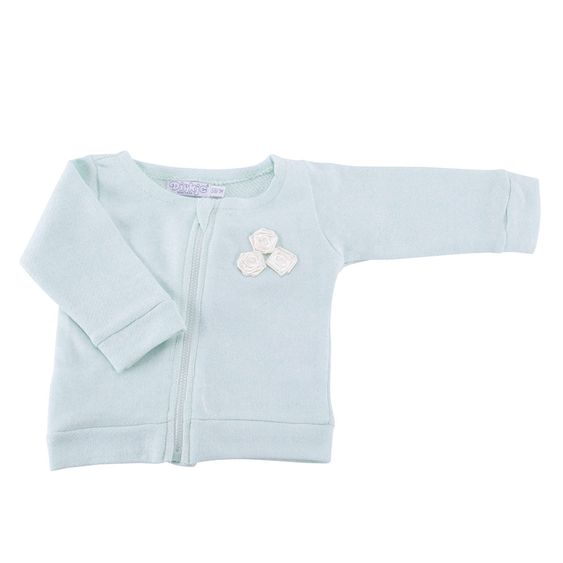Dirkje 3-tlg. Set Langarmshirt + Hose + Jacke - Mint Offwhite - Gr. 56