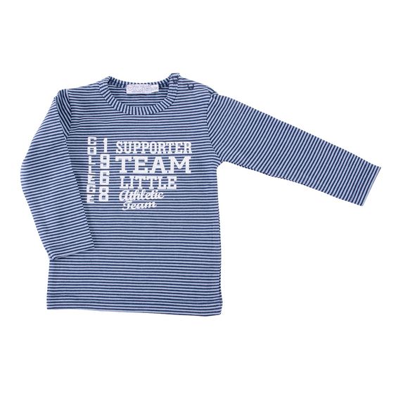 Dirkje 3-tlg. Set Langarmshirt + Hose + Jacke - Streifen Navy Hellblau - Gr. 56