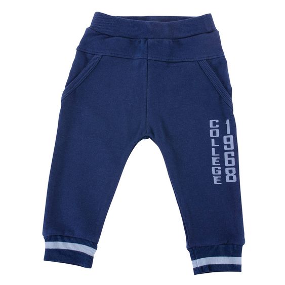 Dirkje 3-tlg. Set Langarmshirt + Hose + Jacke - Streifen Navy Hellblau - Gr. 56