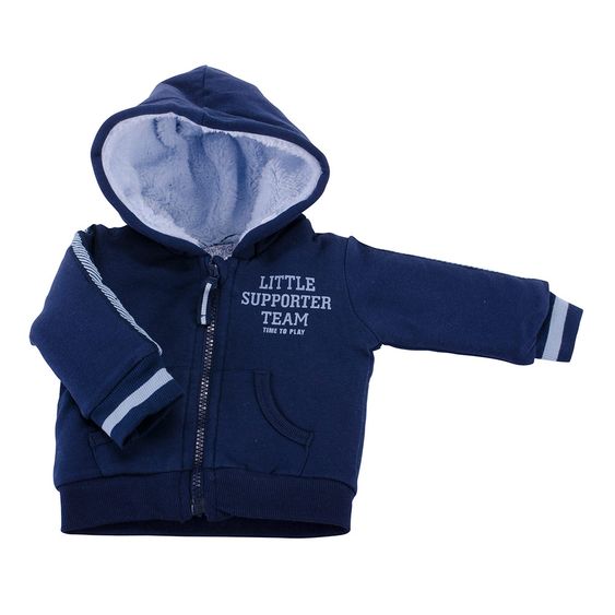 Dirkje 3-tlg. Set Langarmshirt + Hose + Jacke - Streifen Navy Offwhite - Gr. 56