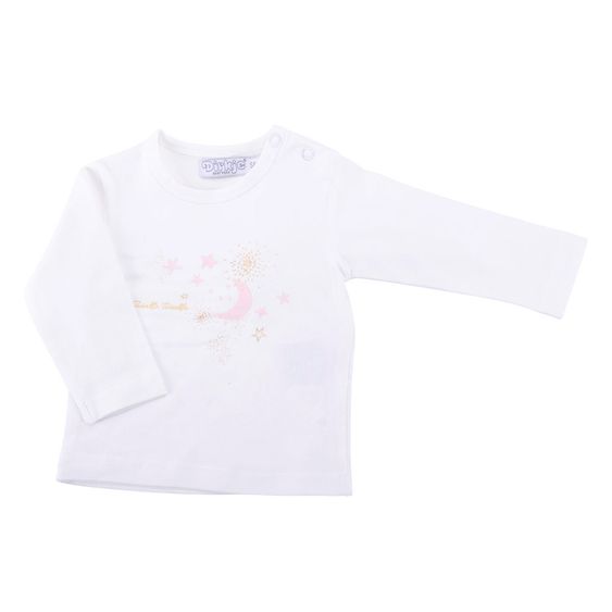 Dirkje 3-tlg. Set Langarmshirt + Hose + Jacke - Streifen Offwhite Rosa - Gr. 56