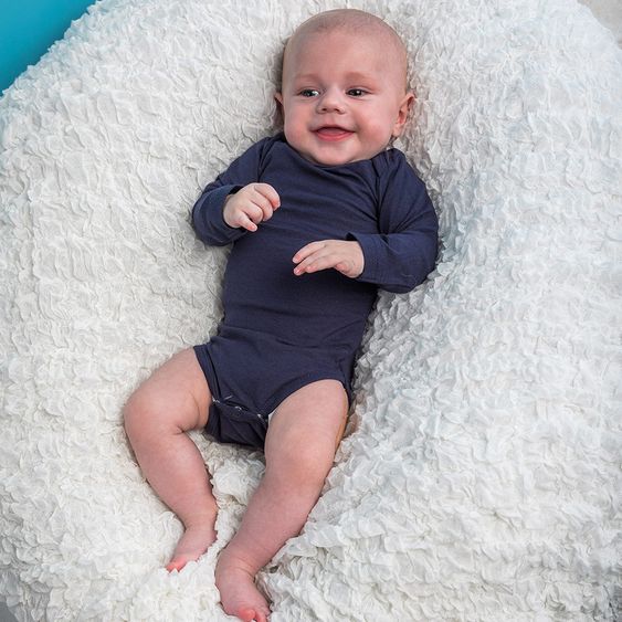 Dirkje Body Langarm - Navy - Gr. 50/56