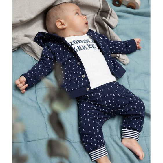 Dirkje Hose Allover - Boys Blau - Gr. 56