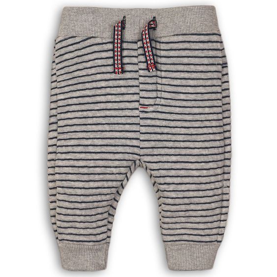 Dirkje Hose - Streifen Grau Melange Navy - Gr. 56