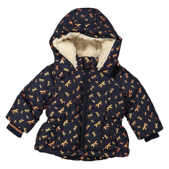 Dirkje Kapuzenjacke Libelle - Dunkelblau Gold - Gr. 56