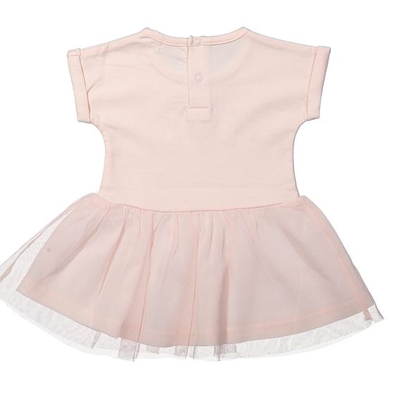 Dirkje Kleid mit Tüllrock - Blumen Rosa - Gr. 62