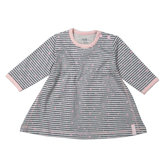 Dirkje Kleid Sweet Stars - Ringel Grau - Gr. 62