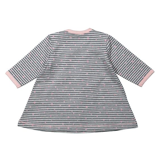 Dirkje Kleid Sweet Stars - Ringel Grau - Gr. 62