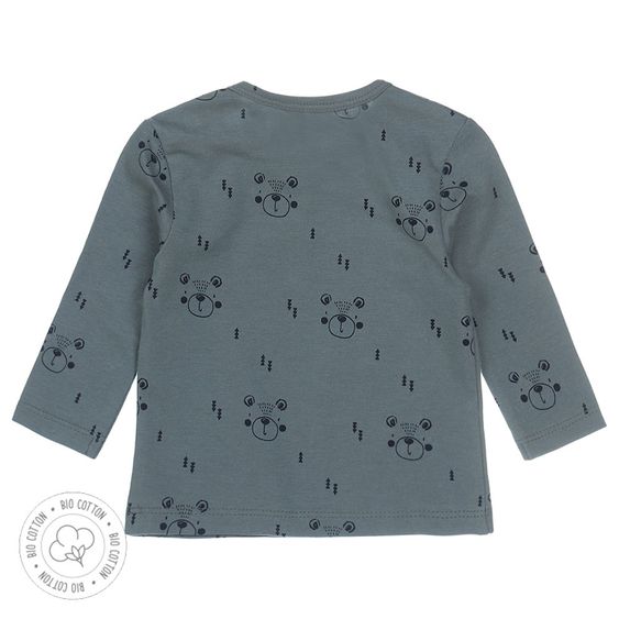 Dirkje Langarm-Shirt Allover - Boys Grün - Gr. 56