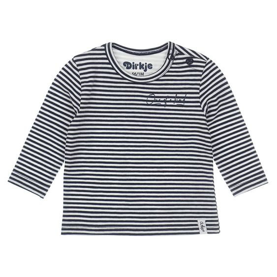 Dirkje Langarm-Shirt Ringel - Boys Blau - Gr. 56