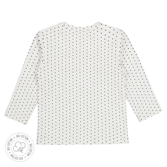 Dirkje Langarm-Shirt Tupfen - Girls Weiß - Gr. 56