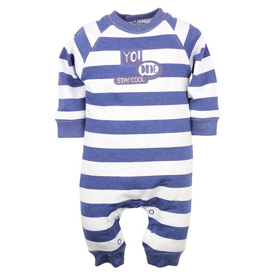 Dirkje Overall Dude - Streifen Blau Weiß - Gr. 68
