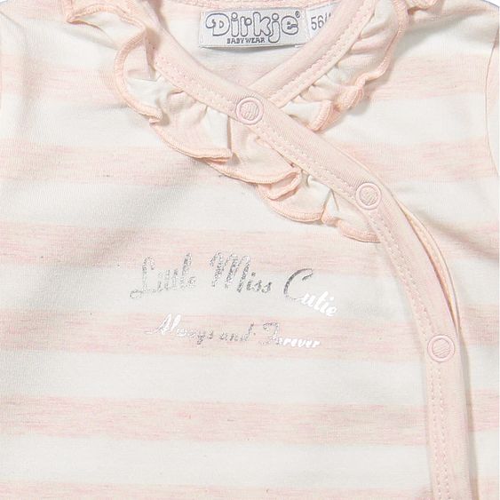 Dirkje Overall Little Miss Cutie - Streifen Rosa Weiß - Gr. 50