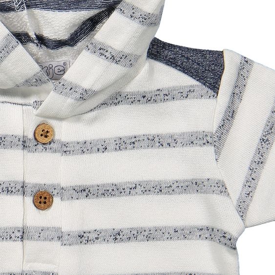 Dirkje Spieler Streifen - Blau Melange Weiß - Gr. 56