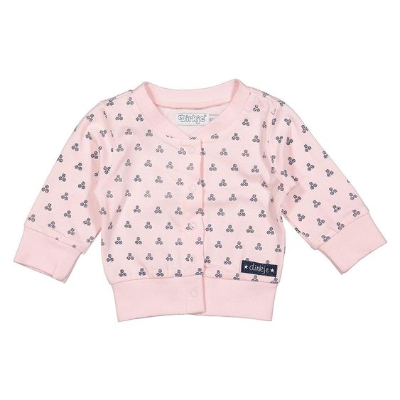 Dirkje Sweat Jacke - Blumen Rosa - Gr. 56