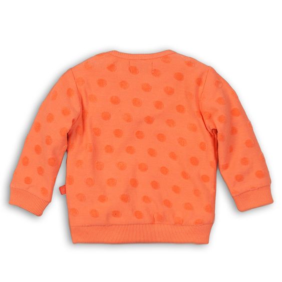 Dirkje Sweatshirt Little - Punkte Orange - Gr. 56