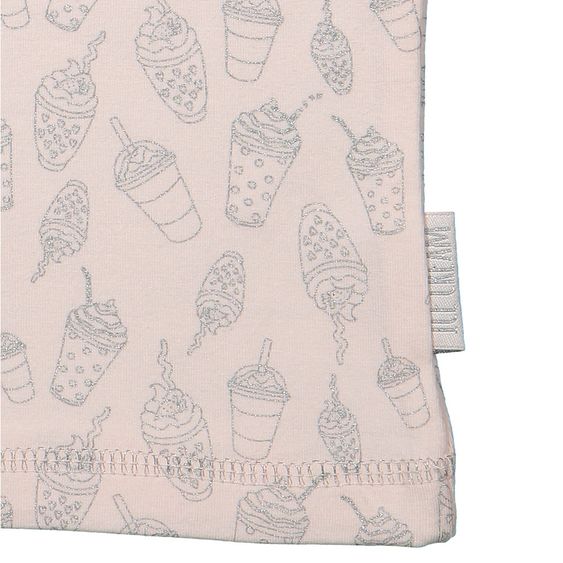 Dirkje T-Shirt I Love Ice Cream Allover - Rosa - Gr. 56