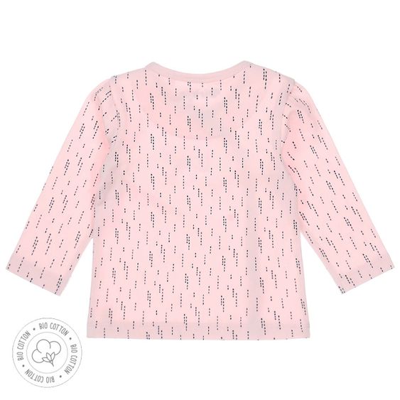 Dirkje Wickelshirt Langarm Allover - Girls Rosa - Gr. 56