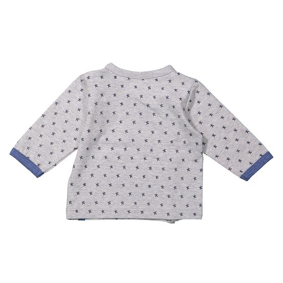 Dirkje Wickelshirt Langarm My handsome One - Grau - Gr. 50