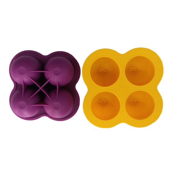 Divata Frieries set of 2 - berry / orange