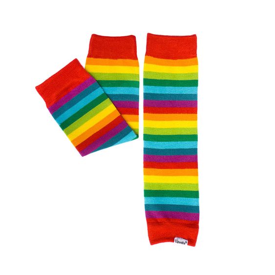 Divata Kinderstulpen Bamboo - Regenbogen