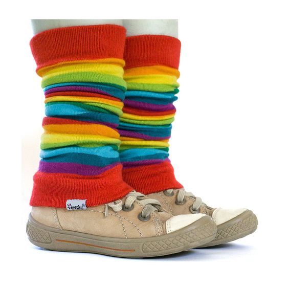 Divata Kinderstulpen Bamboo - Regenbogen