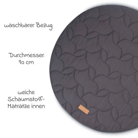 Diverse Marken Filibabba Spielmatte - Dark Gull Grey