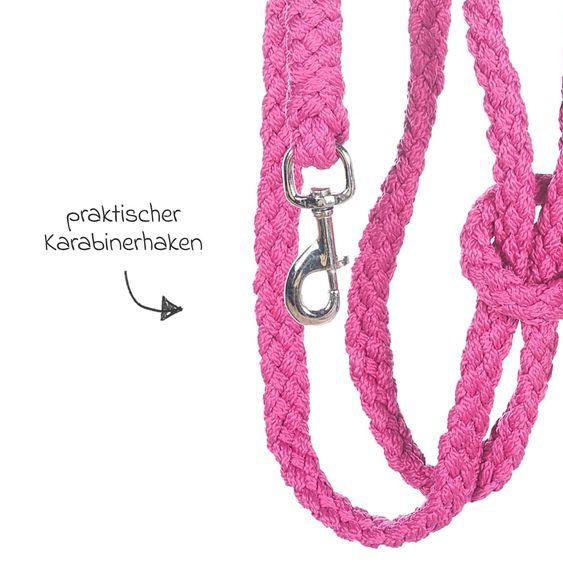 Diverse Marken Helga Kreft Führleine für Gartenpferde - Rosa