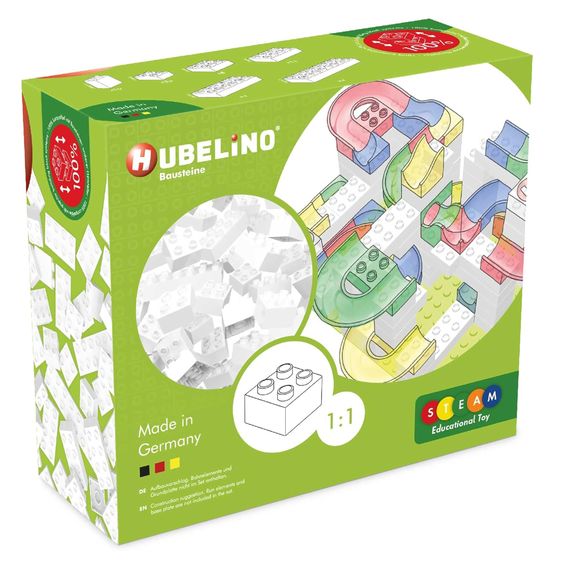 Diverse Marken HUBELINO® Bausteine Set 60-teilig - Weiß
