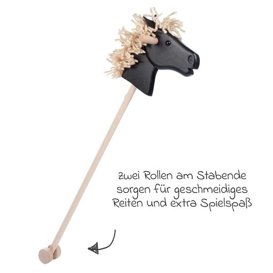 Diverse Marken Jamso Steckenpferd Rappe