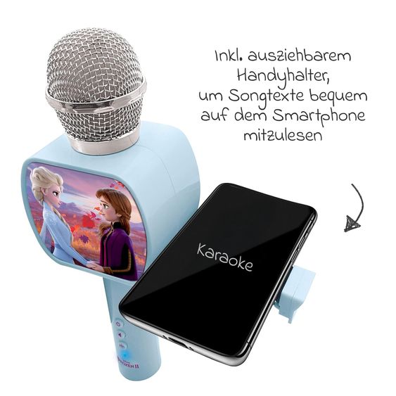 Diverse Marken LEXIBOOK Bluetooth Mikrofon - Disney Eiskönigin 2