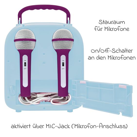 Diverse Marken LEXIBOOK Mein tragbares Karaoke-Set - Disney Die Eiskönigin