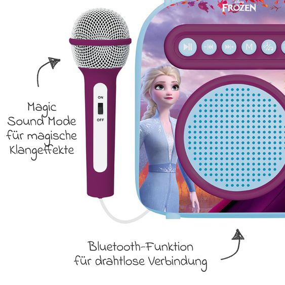 Diverse Marken LEXIBOOK Mein tragbares Karaoke-Set - Disney Die Eiskönigin