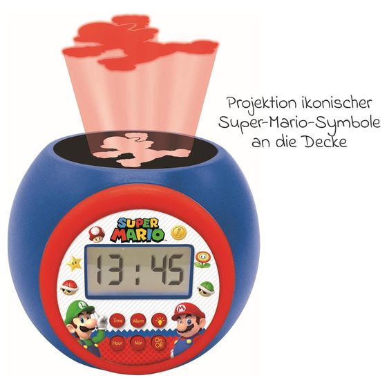 Diverse Marken LEXIBOOK Projektions-Wecker - Super Mario