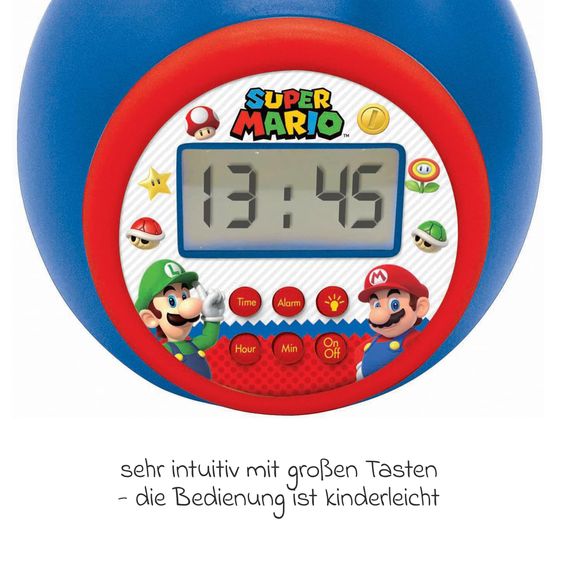 Diverse Marken LEXIBOOK Projektions-Wecker - Super Mario