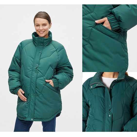 Diverse Marken mama licious Umstandsjacke MLERZA - Trekking Green - Gr. L