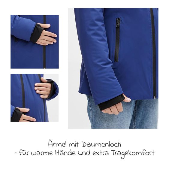 Diverse Marken mamalicious Umstandsjacke MLERZA - Blue Depths - Gr. L