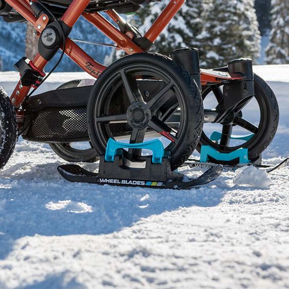 Diverse Marken Wheelblades Kinderwagenski XL Einzeln - Schwarz Blau