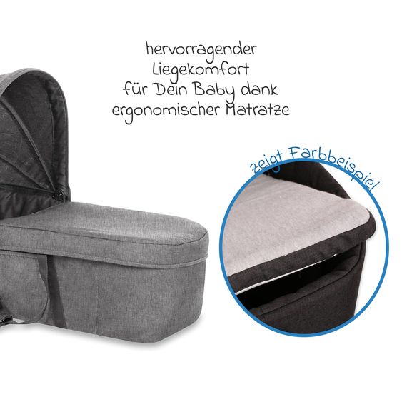 Diverse Marken Culla X-lander per X-Double X-Nest Double Grigio