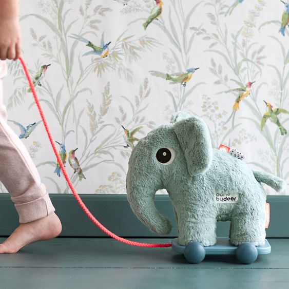 Done by Deer 2 in 1 Zieh- & Kuscheltier - Elphee - Blau